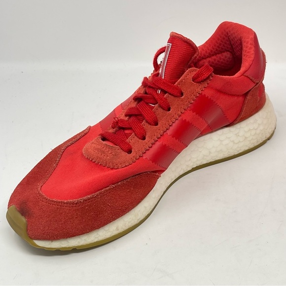 Adidas I-5923 Shoes Mens 8 Red Gum Soles Mesh Suede Running Sneakers D97346 - Picture 9 of 16